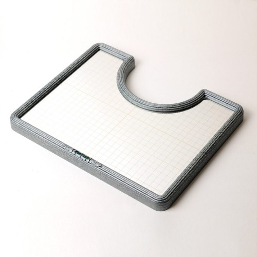 Дзеркало з лазерною розміткою Y.S.Park Concave Level Mirror Antique Silver
