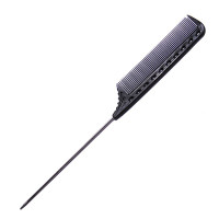 Гребінець з хвостиком YS-122 Carbon Black Y.S.Park 250 мм