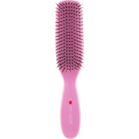 Щетка I LOVE MY HAIR SPIDER 9 рядов глянцевая розовая M