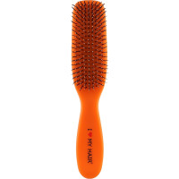Щетка I LOVE MY HAIR SPIDER SOFT 9 рядов матовая оранжевая M