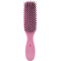 Щітка I LOVE MY HAIR SPIDER SOFT 8 рядів, рожева, матова, S