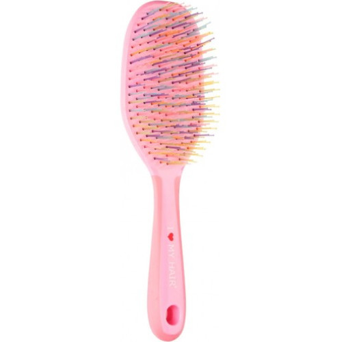 Щітка для волосся ILMH CRAZY BRUSH розовая L 