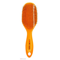 Щетка I LOVE MY HAIR SPIDER 12 рядов глянцевая оранжевая L
