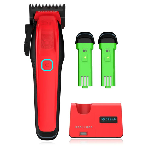 ST Recharge Clipper STC779/RED – професійна бездротова машинка для стрижки Supreme Trimmer