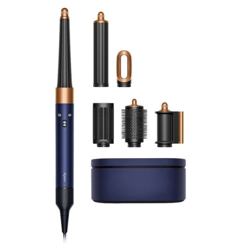 Стайлер Dyson Airwrap I.D. HS08 Straight/Wavy Prussian blue/Rich copper у синьому жорсткому кейсі