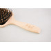 Широка масажна щітка Pandora's Paddle Brush з бука та натуральної щетини кабана розміром