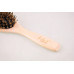Овальна масажна щітка Pandora's Cusion Brush L з німецького бука та щетини кабана розміром 229x68x42 мм