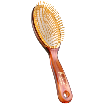 Масажна щітка Pandora's Golden Brush з 24К золотим покриттям зубців, розмір L