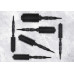 Круглий керамічний брашинг Maka Professional Iron Ceramic Poking Black Roll 7 діаметр 60 мм